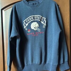 Vintage Penn State Rose Bowl 1995 Navy Sweater